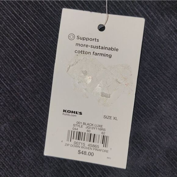 JUNIORS SO ZIP DOWN WOVEN PINAFORE DRESS - Picture 7 of 8